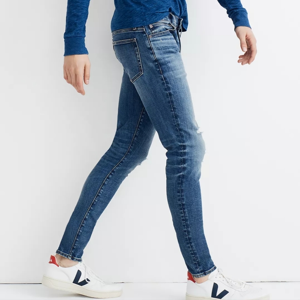 Madewell Skinny Authentic Flex Jeans Myrtle Wash Size 30x32